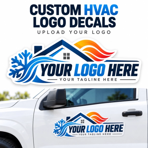 Custom Landscape Logo Decals – Upload Your Logo