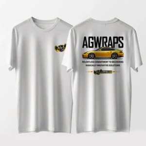 AGWraps White Signature Graphic T-Shirt